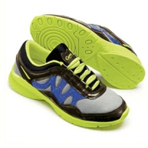 Stylish Women's Sneakers in Blue and Green